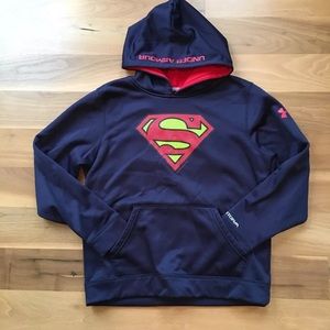 Under Armour Superman hooded sweatshirt Large